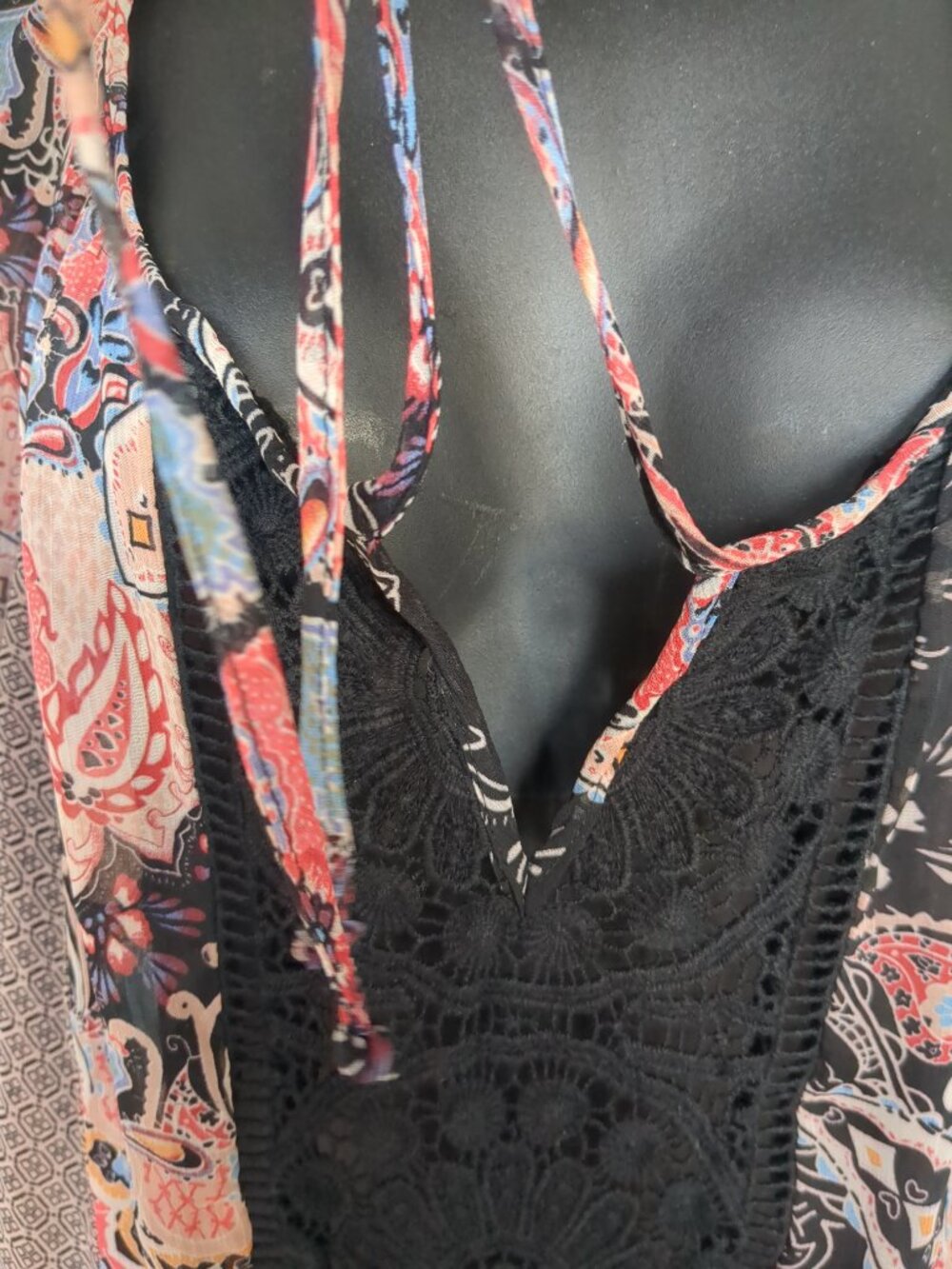 Long Sleeved Multi Color Casual Blouse - Picture 3 of 14